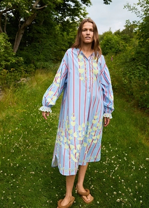 Elisabeth kjole Bluebell Stripes Sissel Edelbo 